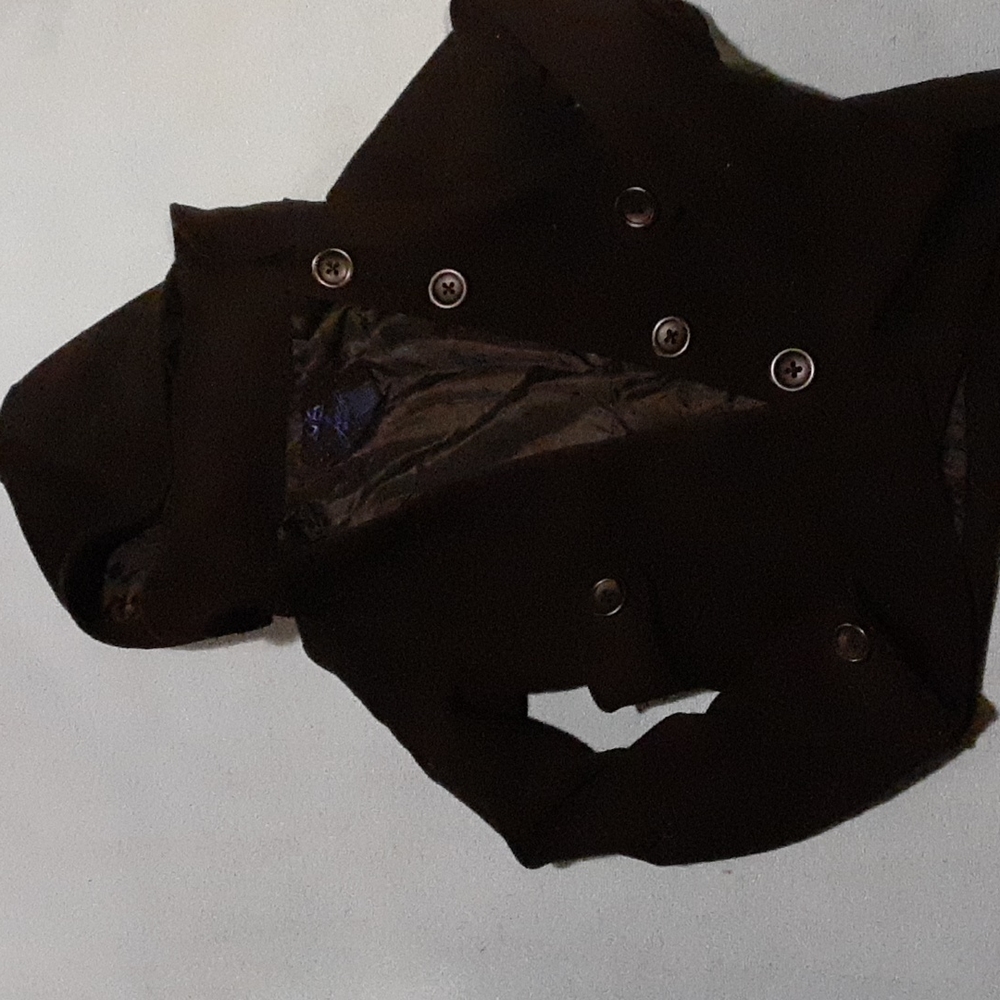 Black Peacoat Jacket Size M